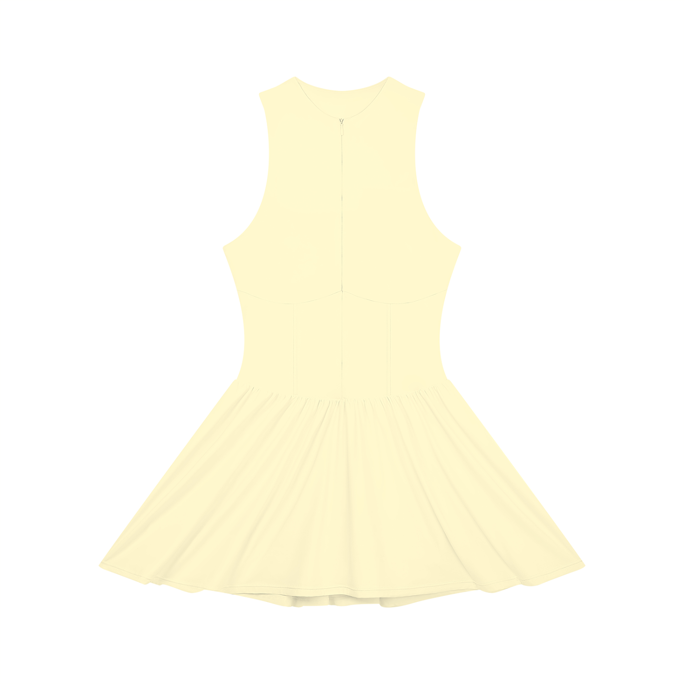 Lovie Dovie - Women’s Ruched Sleeveless Full-Zip Dress