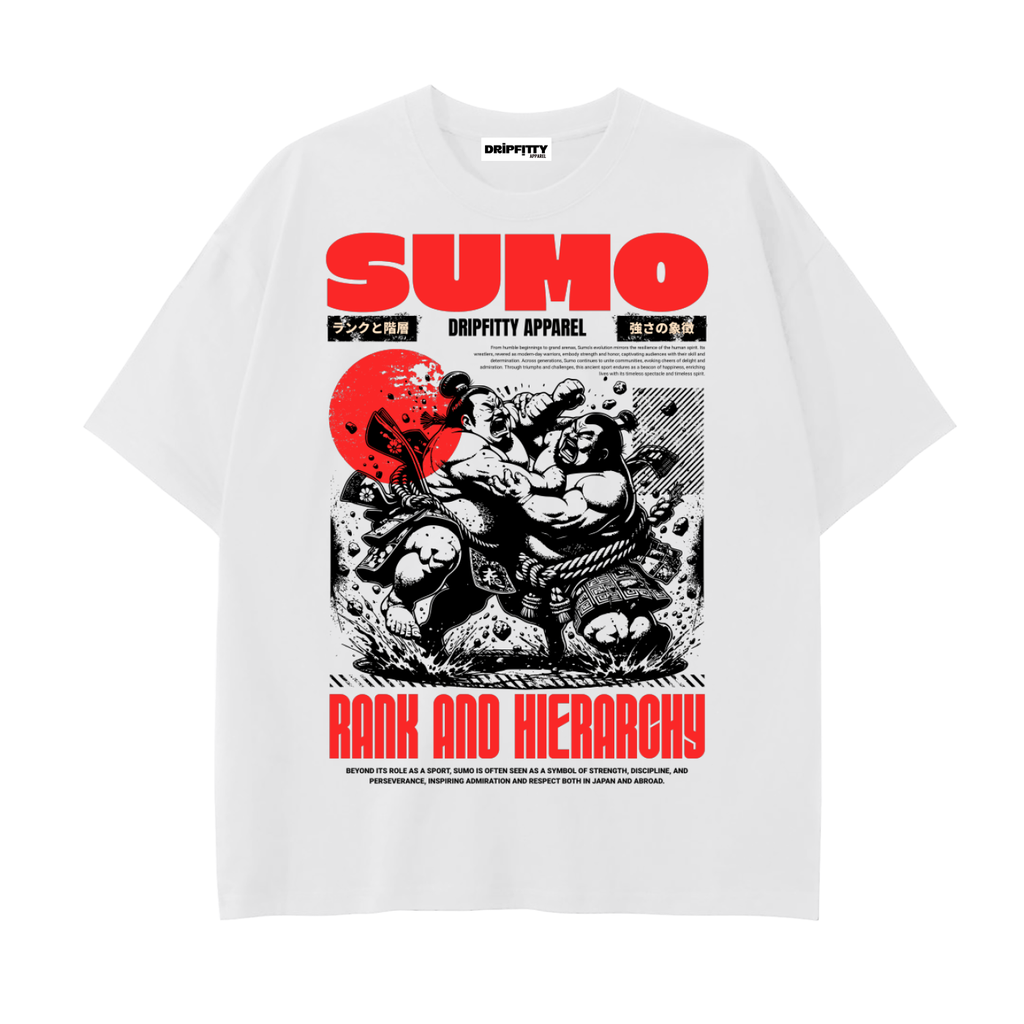 DUO SUMO - Drop Shoulder Cotton T-Shirt