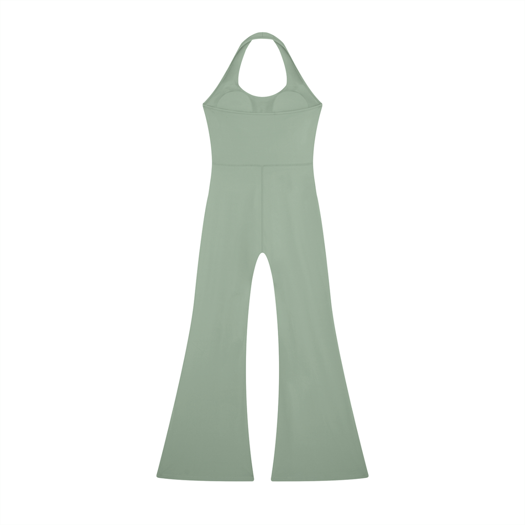 Lola Luxe - Women’s Halter Flared Jumpsuit