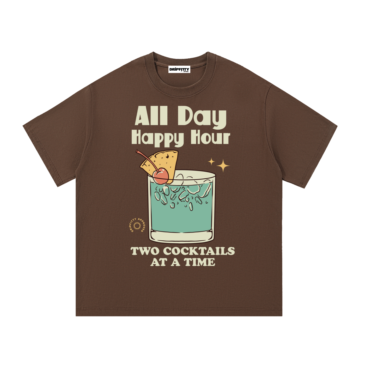 All Day Happy Hour - Essential Cotton T-Shirt
