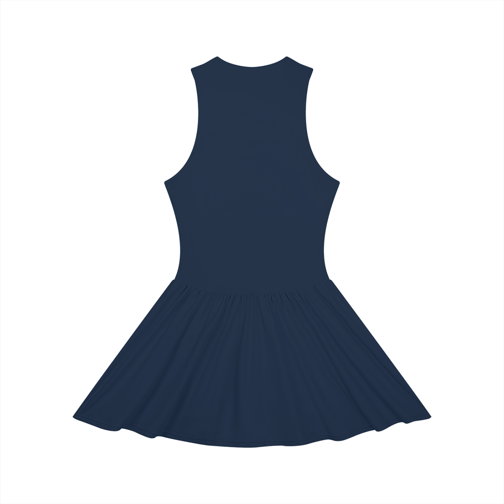 Lovie Dovie - Women’s Ruched Sleeveless Full-Zip Dress