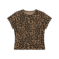 Bad Kitty - Women’s Leopard Print Crop T-Shirt
