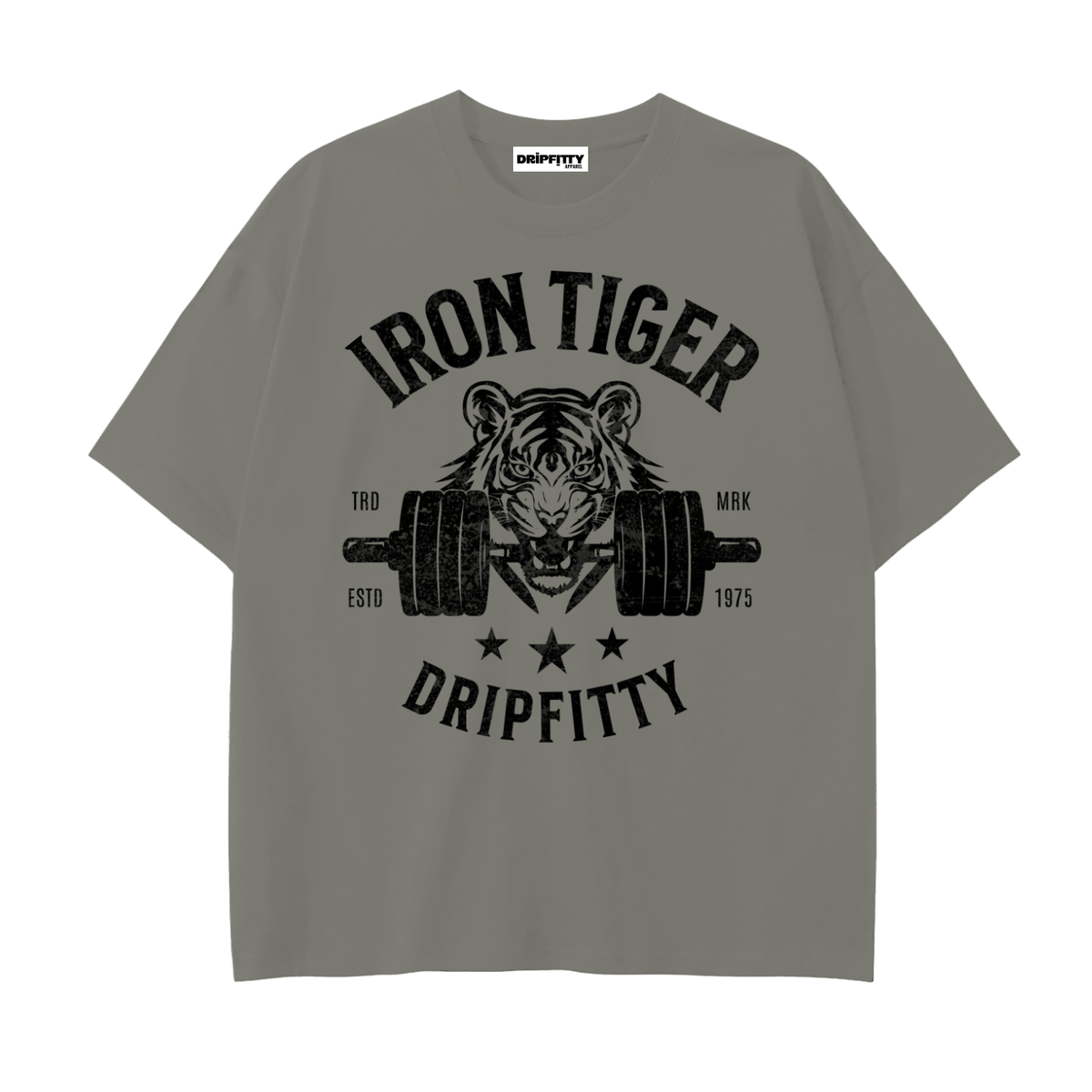 Iron Tiger - Drop Shoulder Cotton T-Shirt