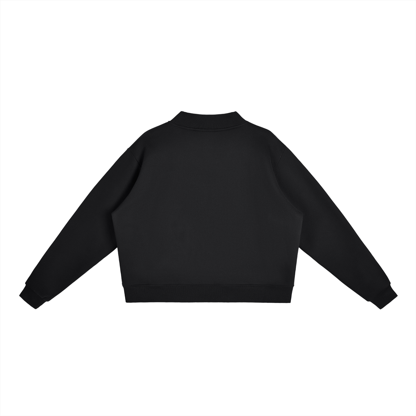 Dripfitty Mockin Around - Essential Fleece Mock-Neck Crew Sweatshirt