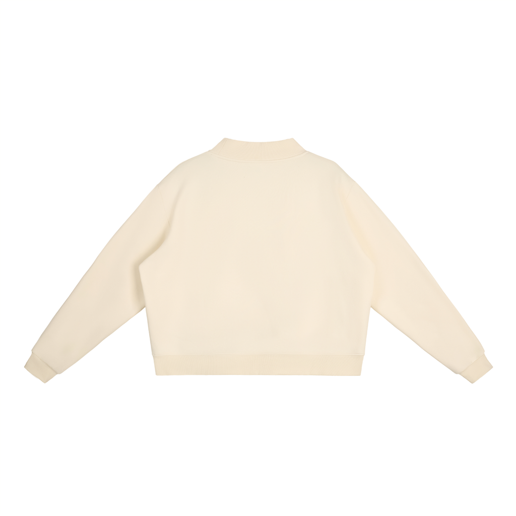 Dripfitty Mockin Around 2 - Essential Fleece Mock-Neck Crew Sweatshirt