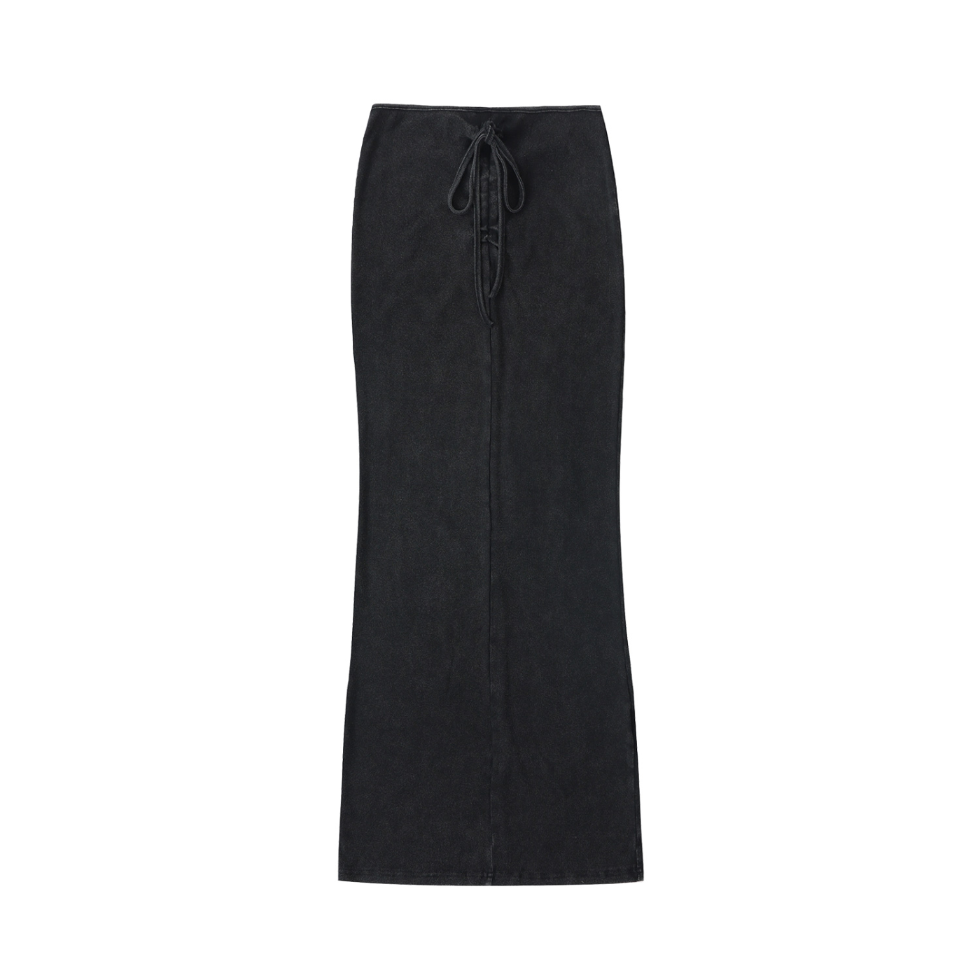 Full Max - Dyed Washed Drawstring Maxi Skirt