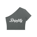 The UnaCrop - Women's One-Shoulder Crop T-Shirt