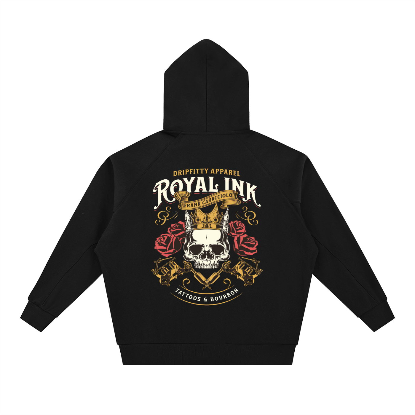 The Frank Special - Dolman Sleeve Zip-Through Fleece  Hoodie