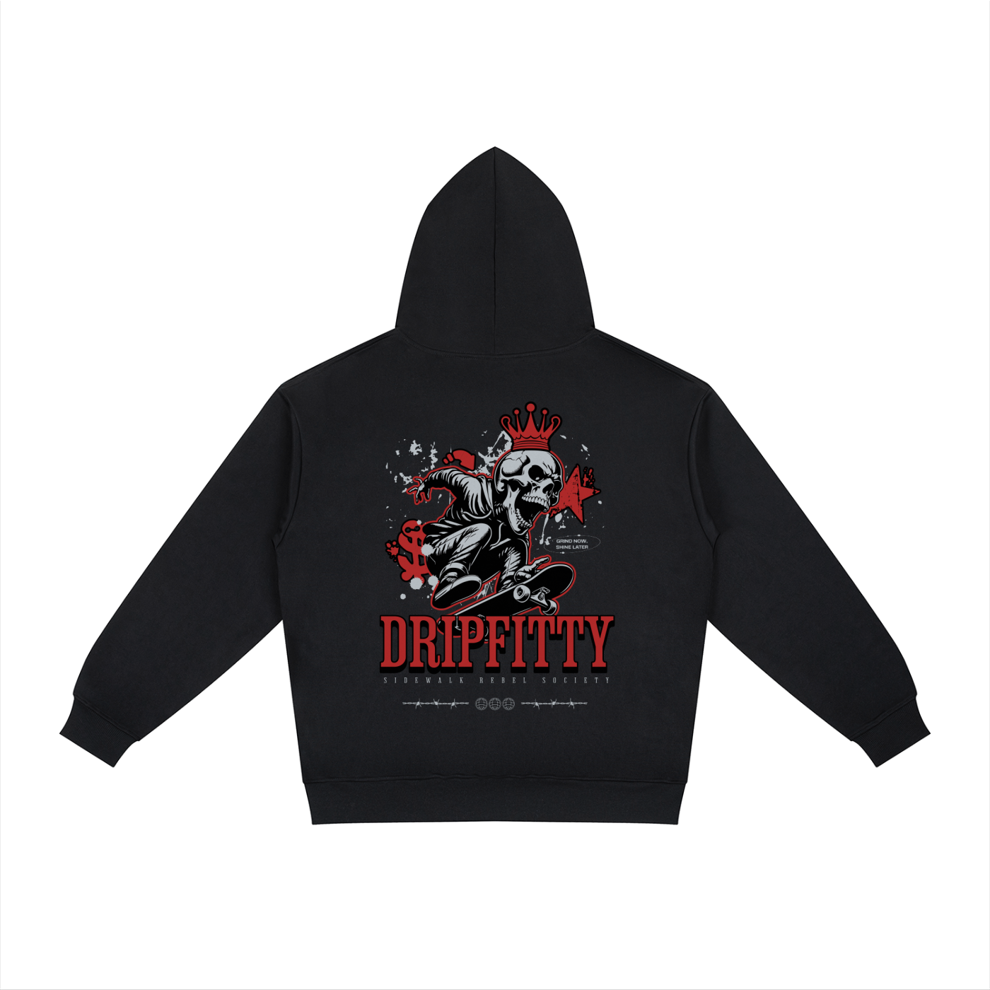Sidewalk Rebel  - Relaxed Fit Hoodie