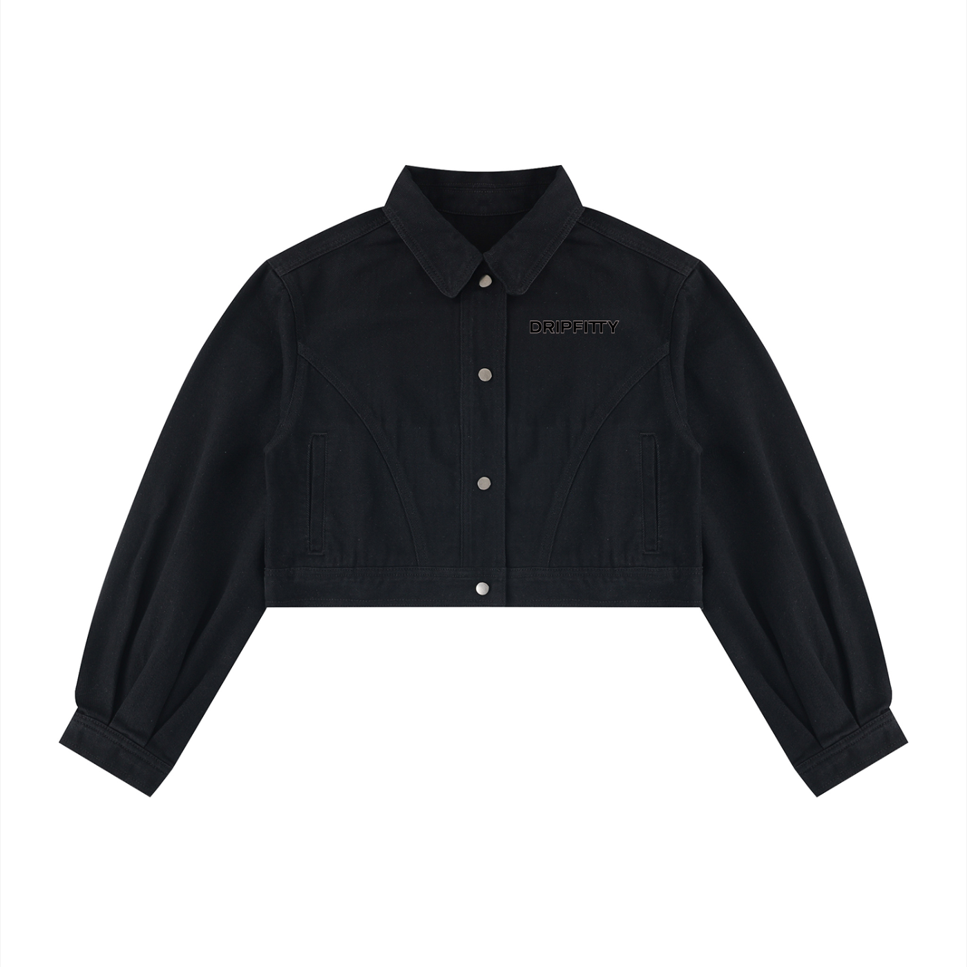 Cool Evening - Women’s Crop Denim Jacket