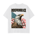 Independence Eagle - Drop Shoulder Cotton T-Shirt