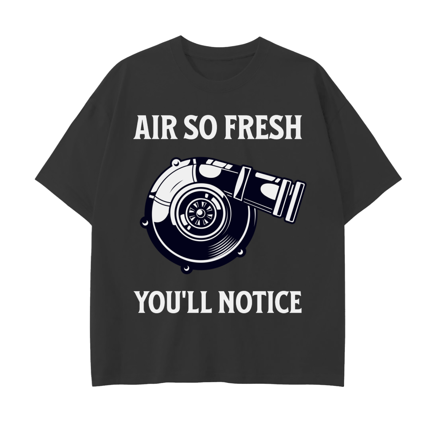 Fresh Air  - Drop Shoulder Cotton T-Shirt