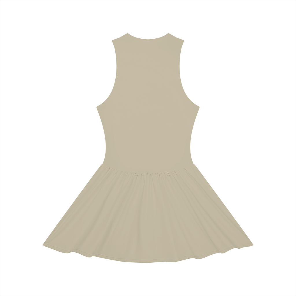 Lovie Dovie - Women’s Ruched Sleeveless Full-Zip Dress