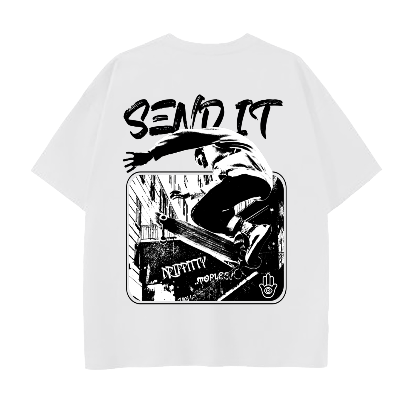 Send It - Drop Shoulder Cotton T-Shirt
