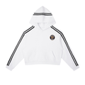 Sidewinder Cropper - Contrast Side Stripe Cropped Hoodie