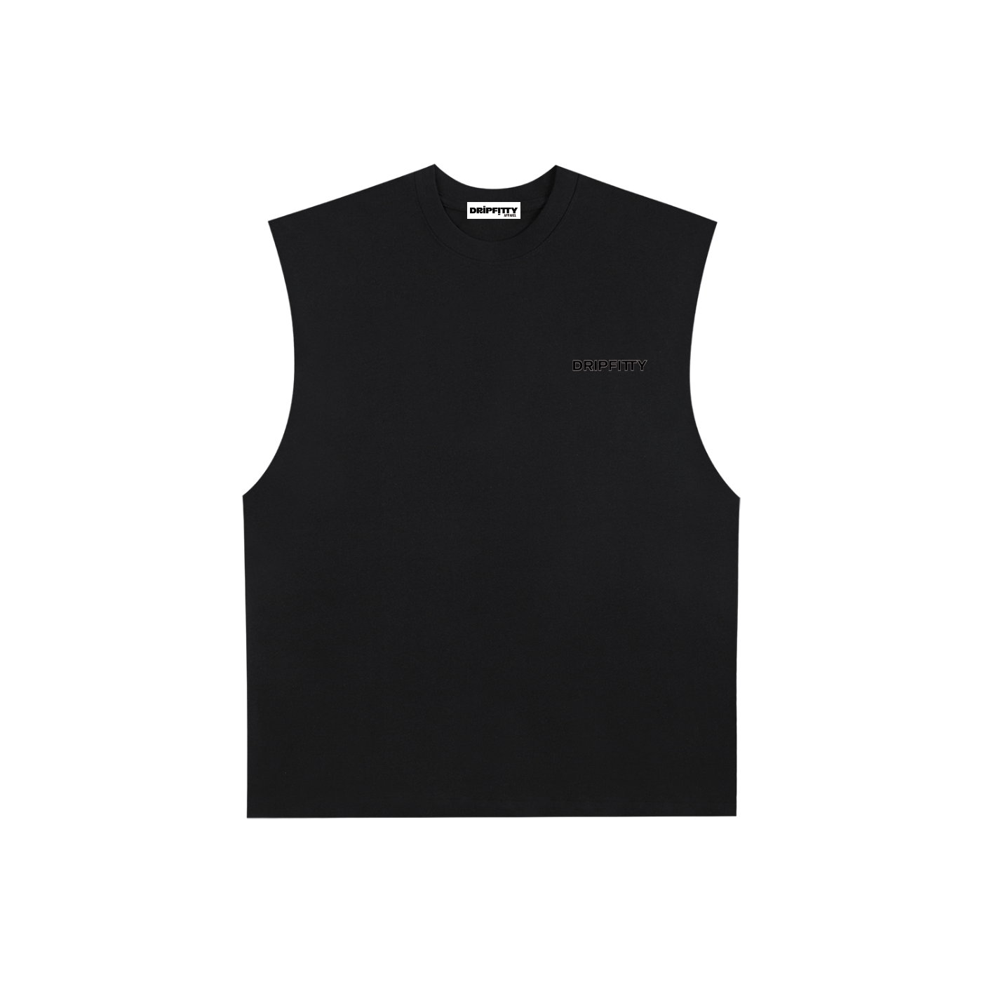 Raw Doggin - Raw Edge Cotton Tank Top