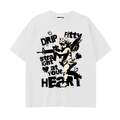 Straight Shot - Drop Shoulder Cotton T-Shirt