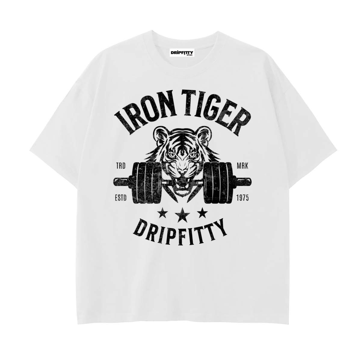 Iron Tiger - Drop Shoulder Cotton T-Shirt