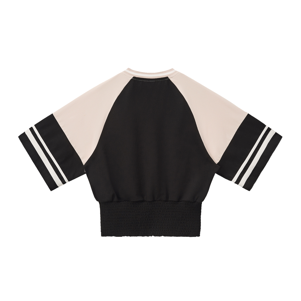 Ruchy Fits - Women's Color Block Ruched T-Shirt