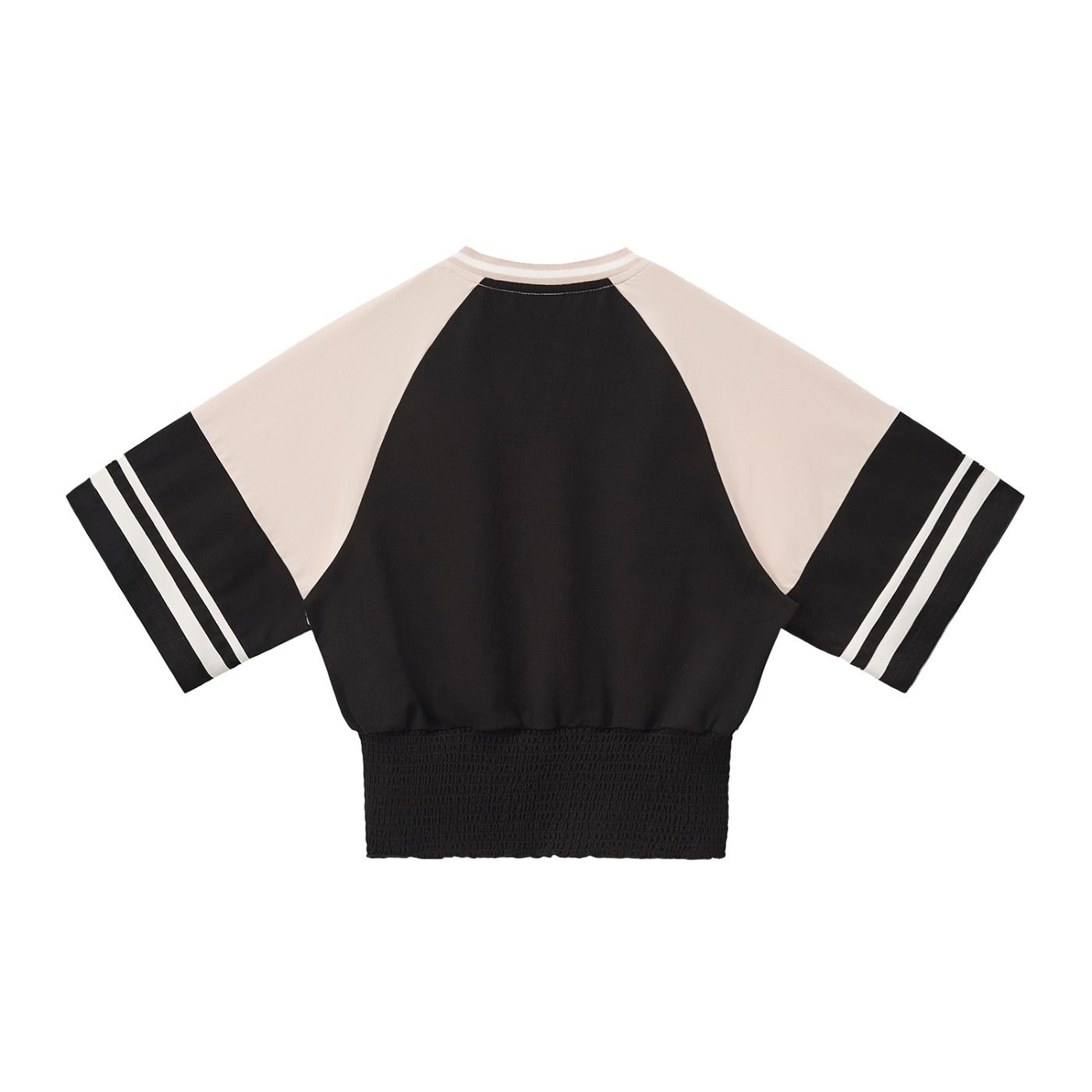 Ruchy Fits - Women's Color Block Ruched T-Shirt