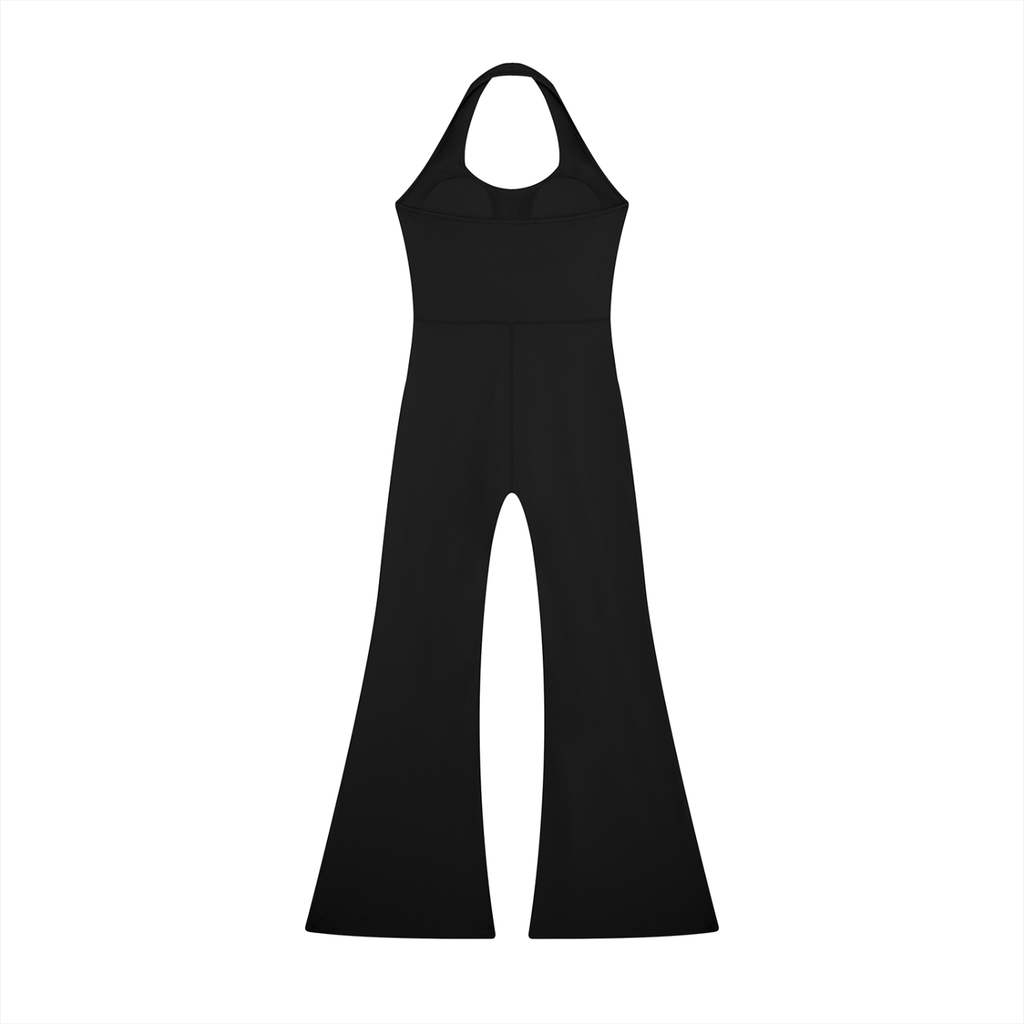 Lola Luxe - Women’s Halter Flared Jumpsuit