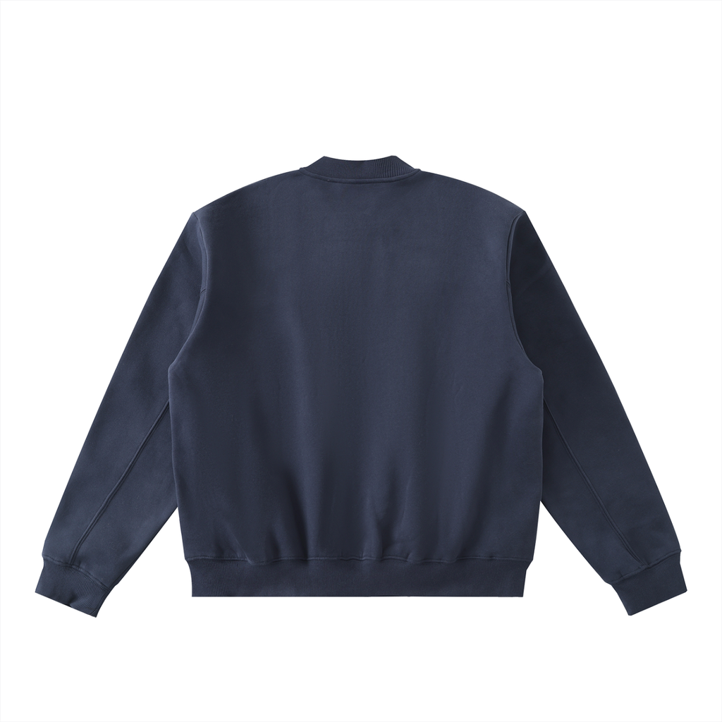 Dripfitty VarCity - Zip-Up Fleeced Varsity Jacket