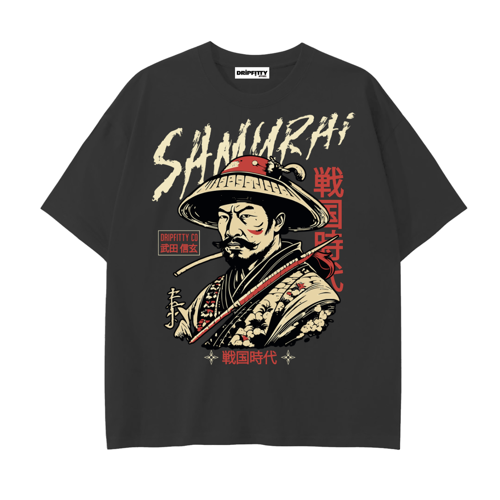 Samurai OG - Drop Shoulder Cotton T-Shirt