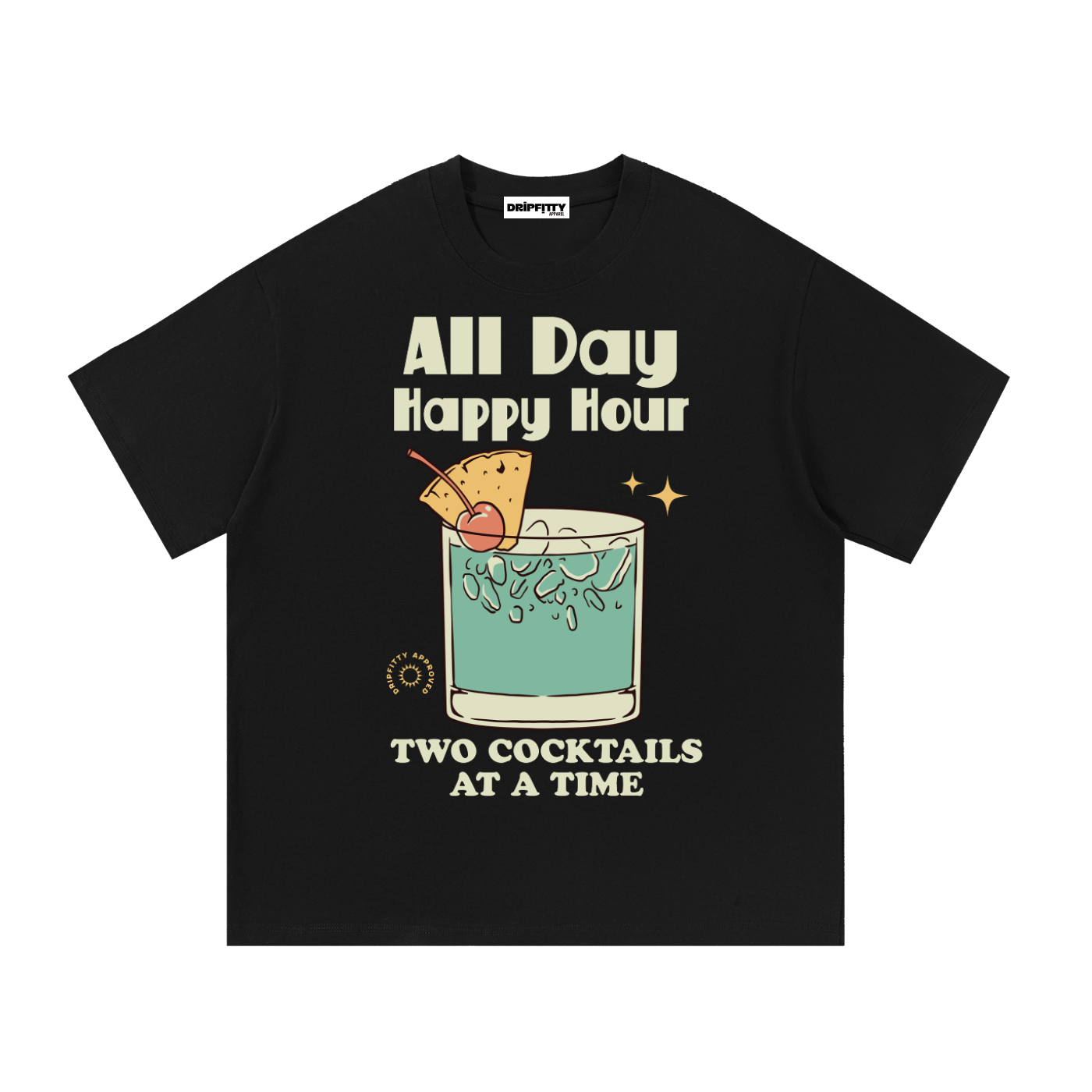 All Day Happy Hour - Essential Cotton T-Shirt