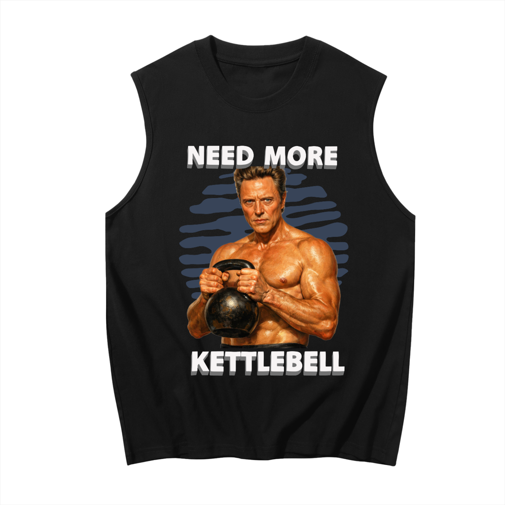 MORE KETTLEBALL - Men's Sleeveless Cotton Tank Top