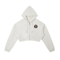 Poppin Fresh - Essential Cropped Zip-Up Hoodie