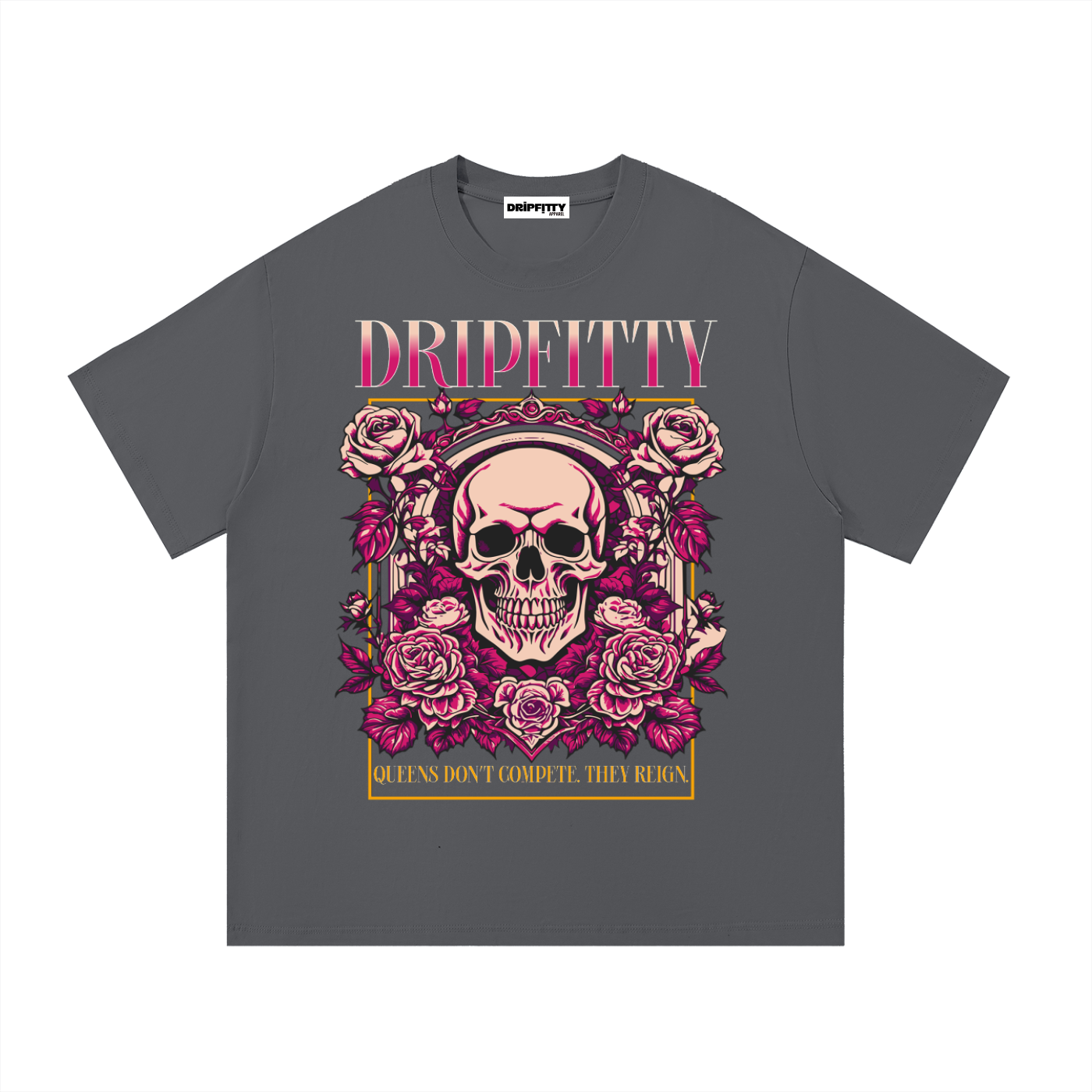 Queens Don't Compete. They Reign. - Essential Cotton T-Shirt