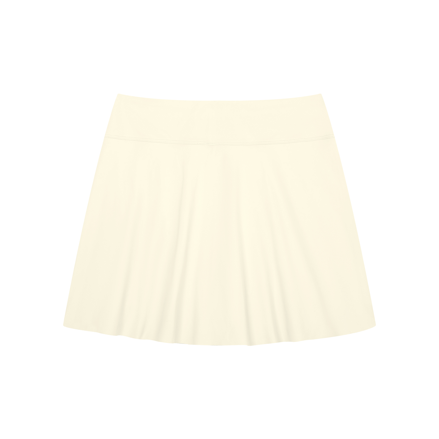 Pixie - Women's A-Line Contrast Panel Slit Skirt