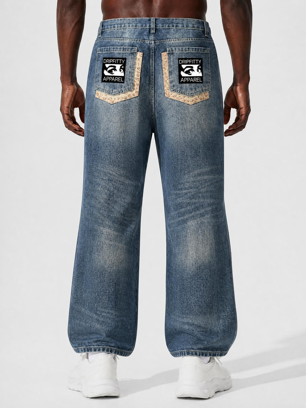 MB0038 - Men's Vintage Wash Denim Jeans