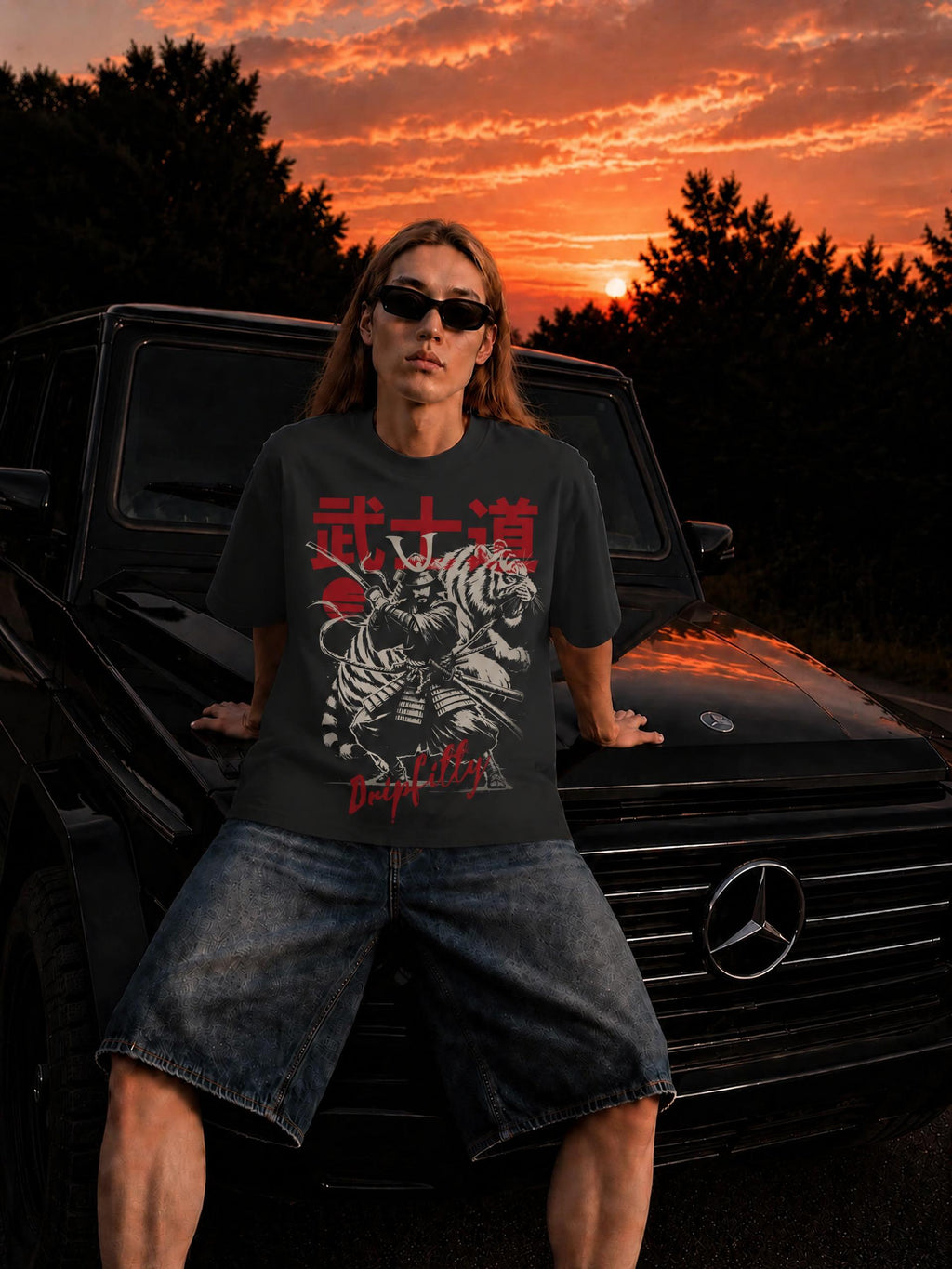 The Ronin - Drop Shoulder Cotton T-Shirt