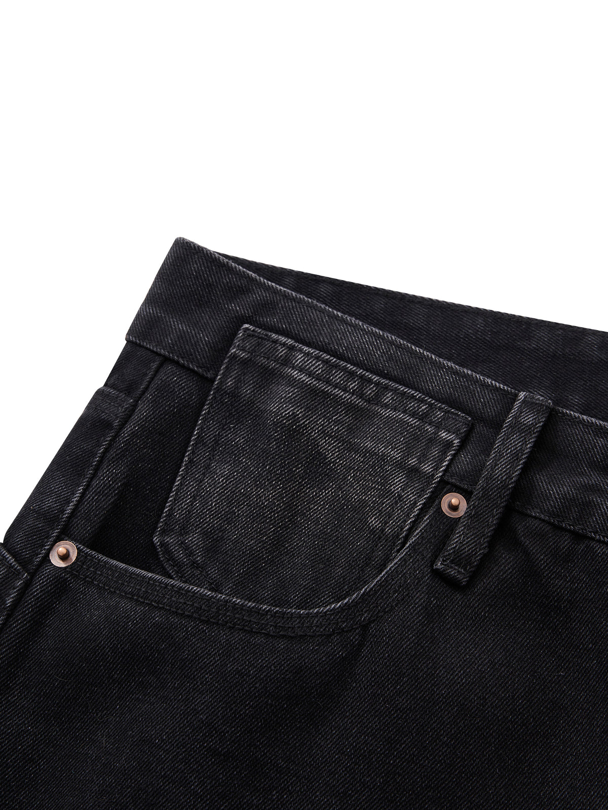 MB0032 - Men's Vintage Wash Wide Leg Jeans