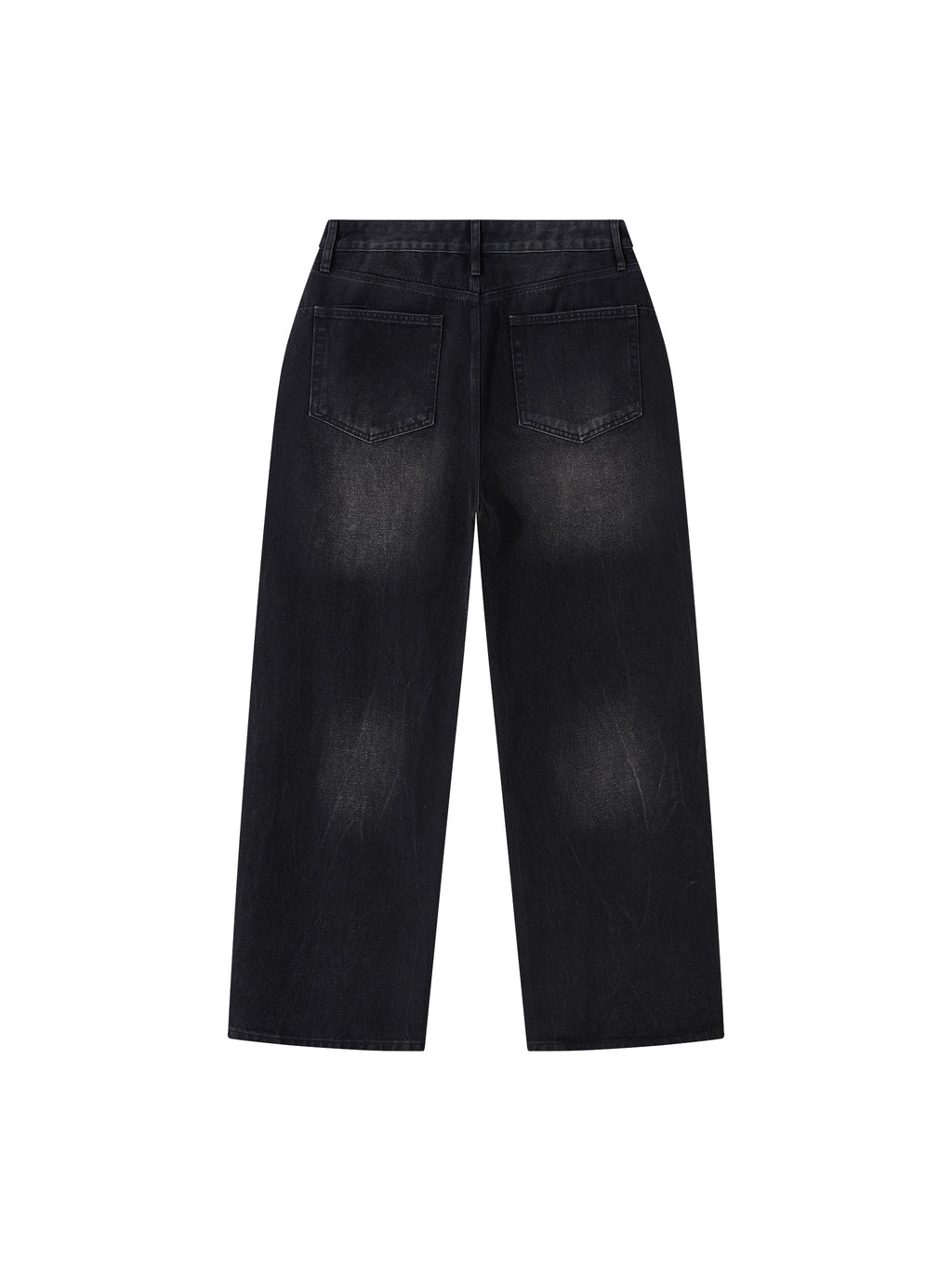 MB0032 - Men's Vintage Wash Wide Leg Jeans