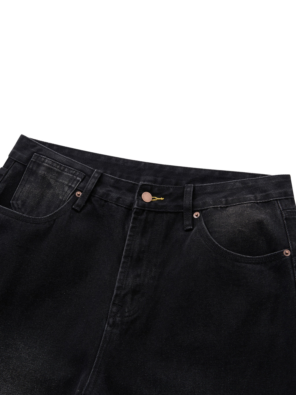 MB0032 - Men's Vintage Wash Wide Leg Jeans