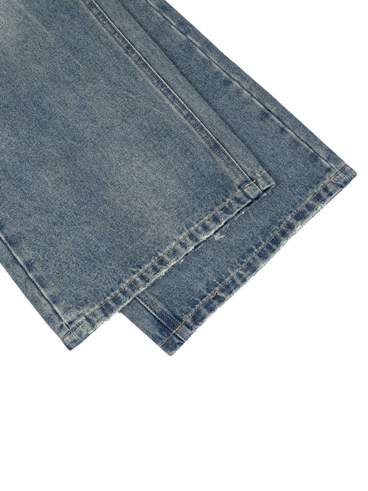 MB0033 - Men’s Vintage Wash Wide Leg Jeans