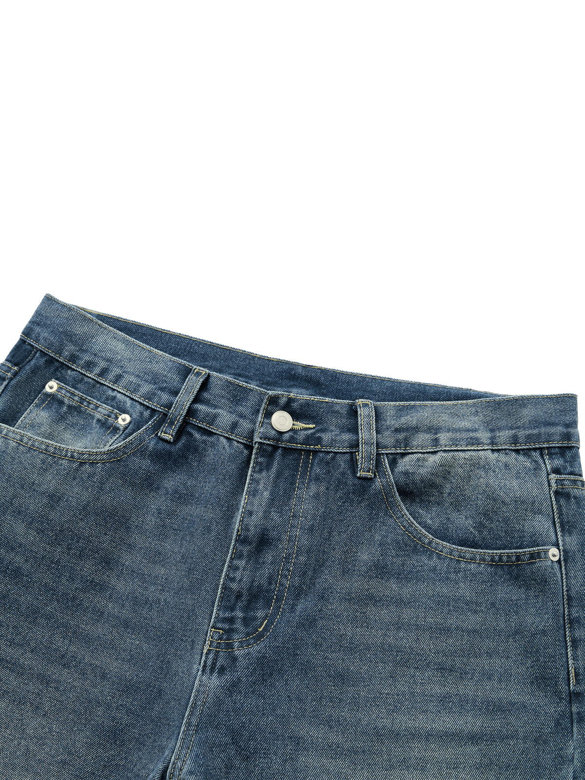 MB0038 - Men's Vintage Wash Denim Jeans